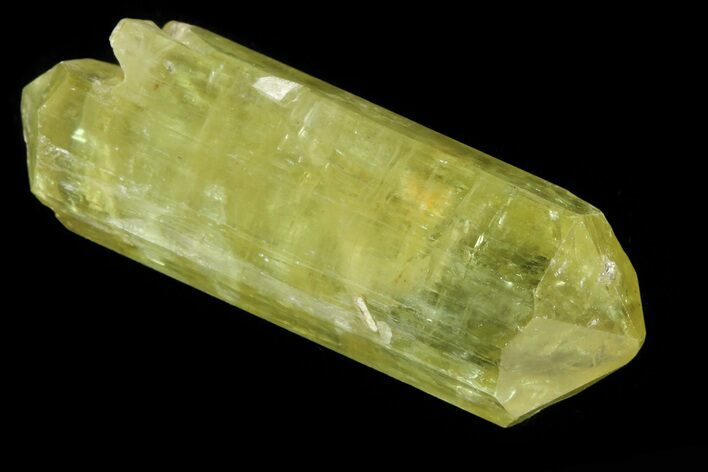 Gemmy, Yellow Apatite Crystal - Morocco #82464